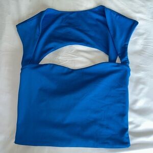 Blue Women's Crop Top